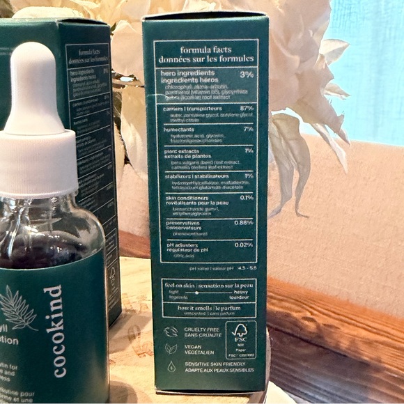 Cocokind Chlorophyll Discoloration Serum 1 Fl oz NEW LOT OF 2 - Picture 6 of 8